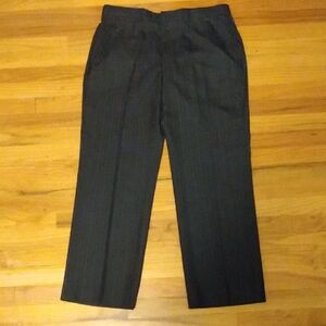 Towncraft Charcoal Pinstripe Dress Pants